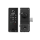 full image HDB Gate Lock M-1593GNK, Sliding Vertical Rim Lock, PushPull Digital Door Lock